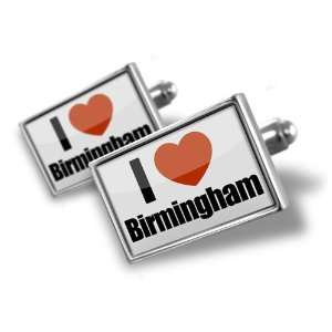 Cufflinks I Love Birmingham region: United Kingdom, Europe, England 