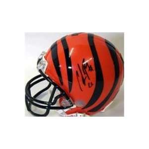  Chris Perry autographed Football Mini Helmet (Cincinatti Bengals 