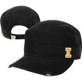    Iowa Hawkeyes Womens Ripped Military Hat: Sports & Outdoors