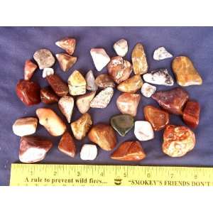   Assortment of Semi Precious Polished Gem Stones, 6163 