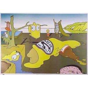  Simpsons Dali Clock Style    Print