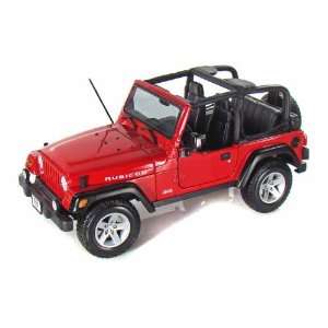  Jeep Wrangler Rubicon 1/18 Red: Toys & Games