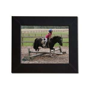 Black Leather 8 x 10 Picture Frame 