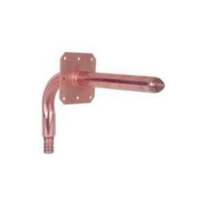  Copper Stub Out Elbow for 1/2 PEX tubing, with Ear