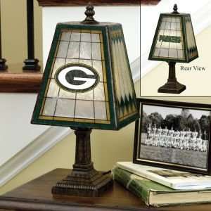  Green Bay Packers Glass Table 14 Lamp