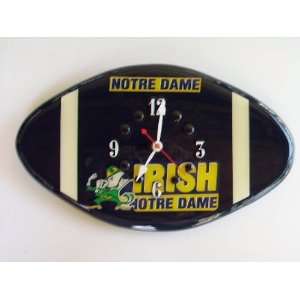  NOTRE DAME FOOTBALL WALL CLOCK: Everything Else
