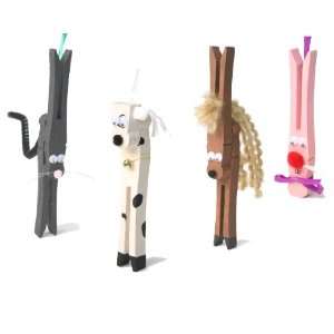  clothespin Animals clothespin Craft Kit: Toys & Games