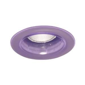   inch Round IC Rated Glass Recessed Trim, 50 Total Watts Halogen, Lilac
