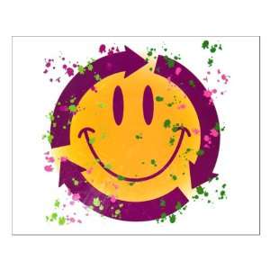  Small Poster Recycle Symbol Smiley Face 
