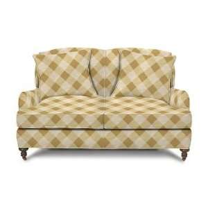  Williams Sonoma Home Bedford Loveseat, Picnic Ikat, Maize 