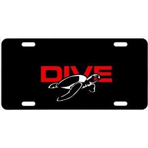 Dive Turtle License Plate 
