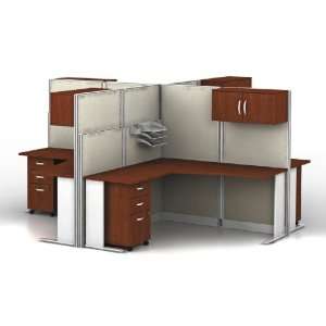  Bush Business Furniture Office in an Hour 4 L Workstation 