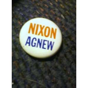  Nixon/Agnew Campaign Pin 