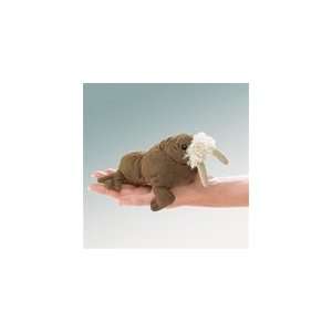   Plush Walrus Mini Finger Puppet By Folkmanis Puppets: Office Products