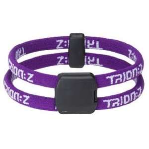 Trion Z Purple/Purple Ionic/Magnetic Dual Loop Single Bracelets 