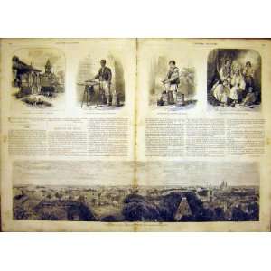 Bucharest Vinegar Water Ice House View Print 1865