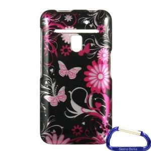  Gizmo Dorks Rubber Hard Case (Black with Pink Butterfly 