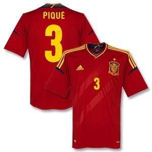  12 13 Spain Home Jersey + Pique 3