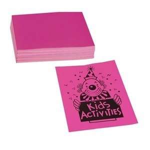  Neon Bond Paper, 24 lb., 100 Sheets, 8 1/2x11, Neon Pink 
