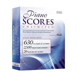  Emedia Piano Scores Unlimited Software Dvd Musical 