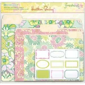  Autumn Leaves Mini File Folders & Labels (3 Sizes   9/pkg 