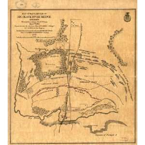  War Map Map of battlefield of Big Black River Bridge, Mississippi 