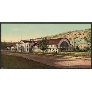    Plunge Bath,house,Hot Springs,South Dakota,SD,c1898