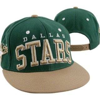  NHL Dallas Stars Reebok Snapback Hat (Black/Green): Sports 