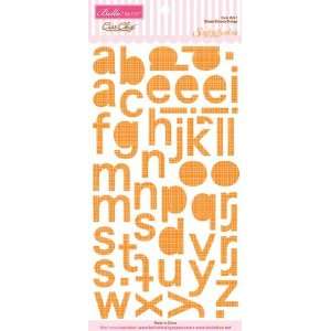   Chipboard   Simply Simona Alphabet   Orange Arts, Crafts & Sewing