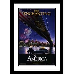 In America 20x26 Framed and Double Matted Movie Poster   Style A 