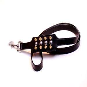  48 Spike & Stud Leather Dog Leash: Pet Supplies