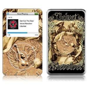   5th Gen  Velvet Revolver  Golden Skull Skin: MP3 Players & Accessories