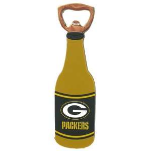   Bay Packers Bottle Shaped Magnetic Bottle Opener