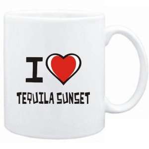    Mug White I love Tequila Sunset  Drinks