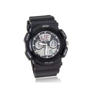   LED Sports Wrist Watch calendar stopwatch Black: Everything Else