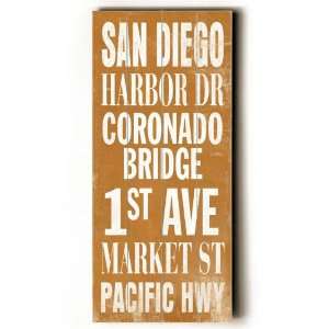  San Diego Transit Sign Wall Plaque: Home & Kitchen