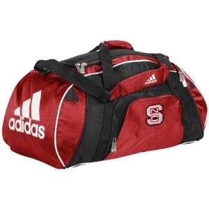 adidas North Carolina State Wolfpack Red Team Logo Gym Duffel Bag 