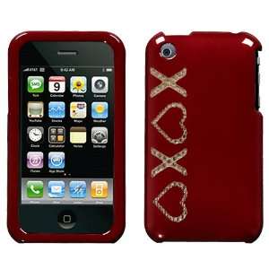   Bling Xoxo Hugs and Kisses for At&t Iphone 3g Iphone 3gs 8gb 16gb