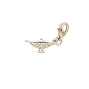  Rembrandt Charms Lamp of Learning Charm with Lobster Clasp 