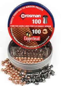 Crosman Dual Ammo, 100 Copperhead Steel BBs, 100 Wadcutter Pellets 