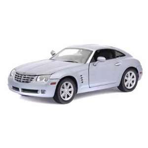  2003 Chrysler Crossfire 1/18 Silver Blue Toys & Games