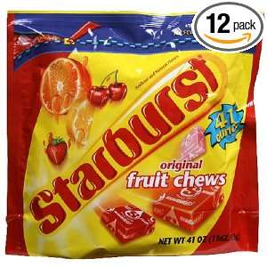 Starburst Original Fruit Chews (Pack of 12)  Grocery 