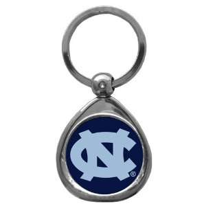  North Carolina Tar Heels NCAA High Polish Chrome Key Tag w 