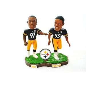 Pittsburgh Steelers rare NFL Duel Player (Joey Porter #55 and Kendrell 
