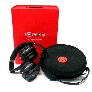 Miikey Wireless Bluetooth Collapsible High Def DJ Studio Style Stereo 