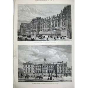   1880 Cavalry Barracks Knightsbridge Officers Buildings