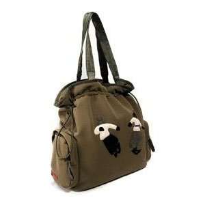  Prada Large Taupe Sportsbag with Double Straps Everything 