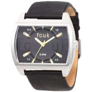 FCUK Mens FC1056SB Casual Black Watch   designer shoes, handbags 