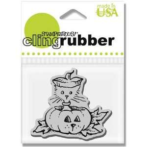  Cling Peek a boo Pumpkin   Cling Rubber Stamp: Arts 