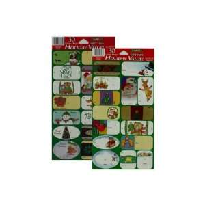  30 Pack Peel And Stick Holiday Gift Tags jpseenterprises 